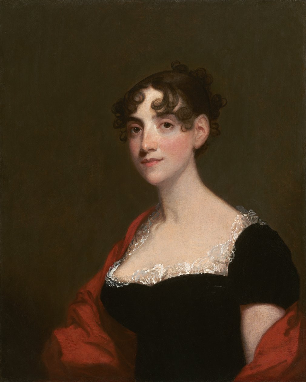 Ann Calvert Stuart Robinson (rouva William Robinson), n. 1804 (öljy puulle) tekijältä Gilbert Stuart