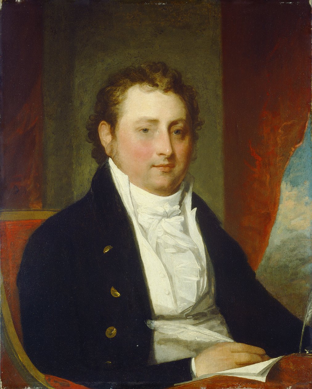 Edward Stow, noin 1803 (öljy puulle) tekijältä Gilbert Stuart