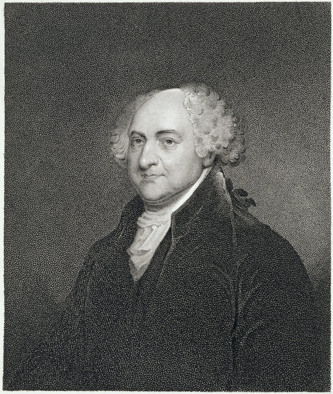 John Adams, kaivertaja James Barton Longacre (1794-1869) tekijältä Gilbert Stuart