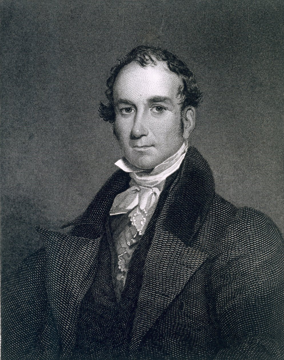 Louis McLane, kaiverrus Thomas Kelly (n. 1795-n. 1841) tekijältä Gilbert Stuart Newton