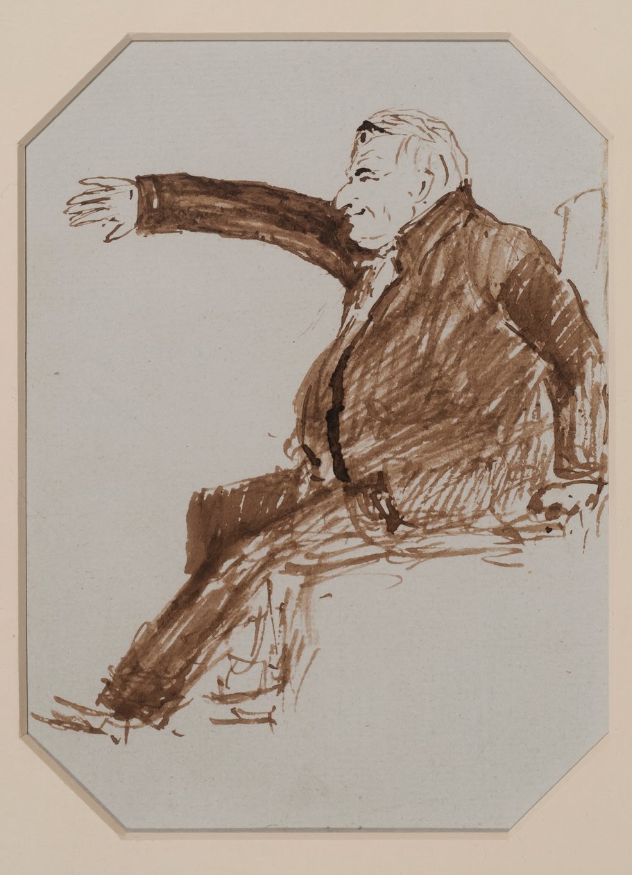 Sydney Smith (kynä ja seepiamuste paperilla) tekijältä Gilbert Stuart Newton