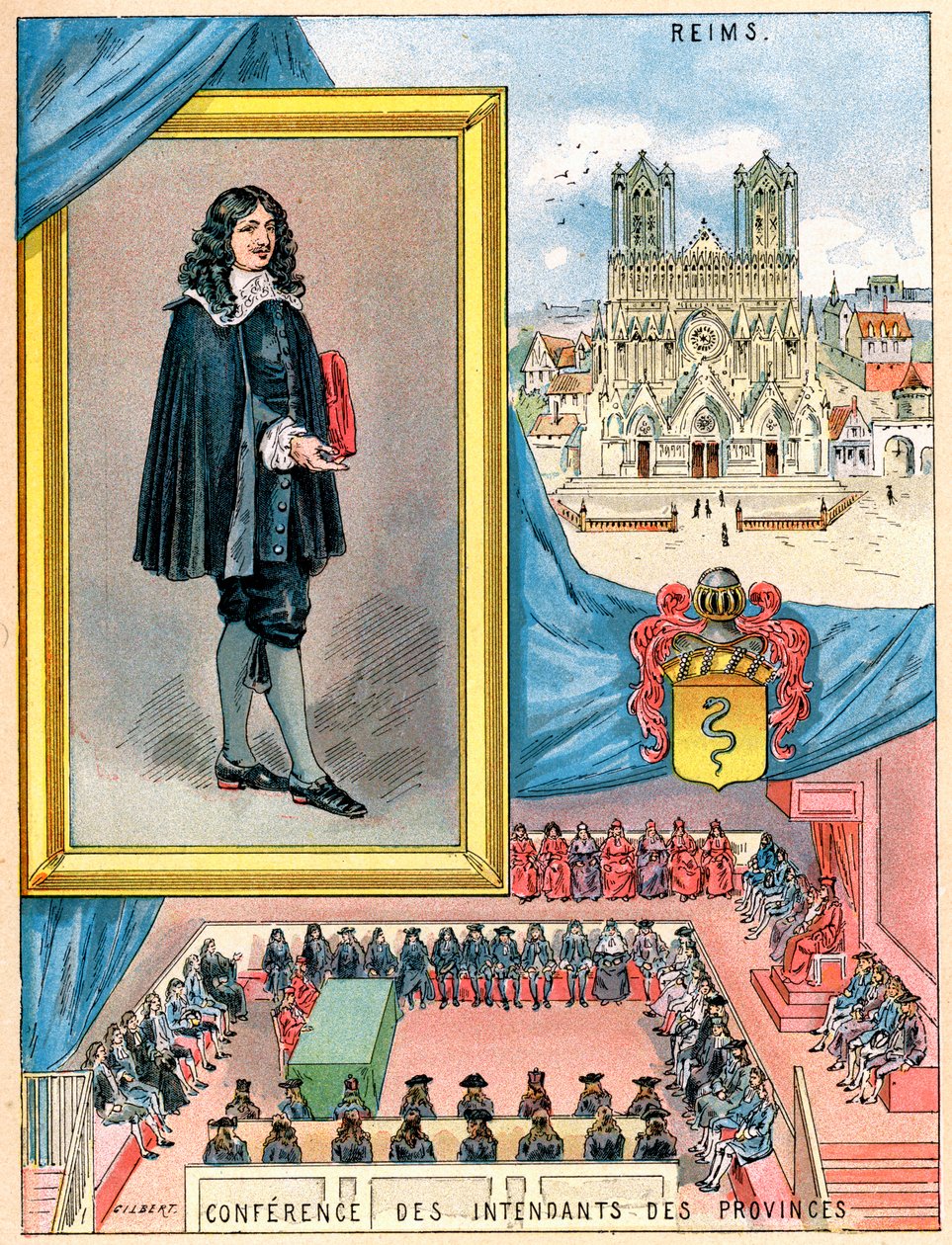 Jean-Baptiste Colbert, Ranskan valtiovarainministeri, 1898 tekijältä Gilbert