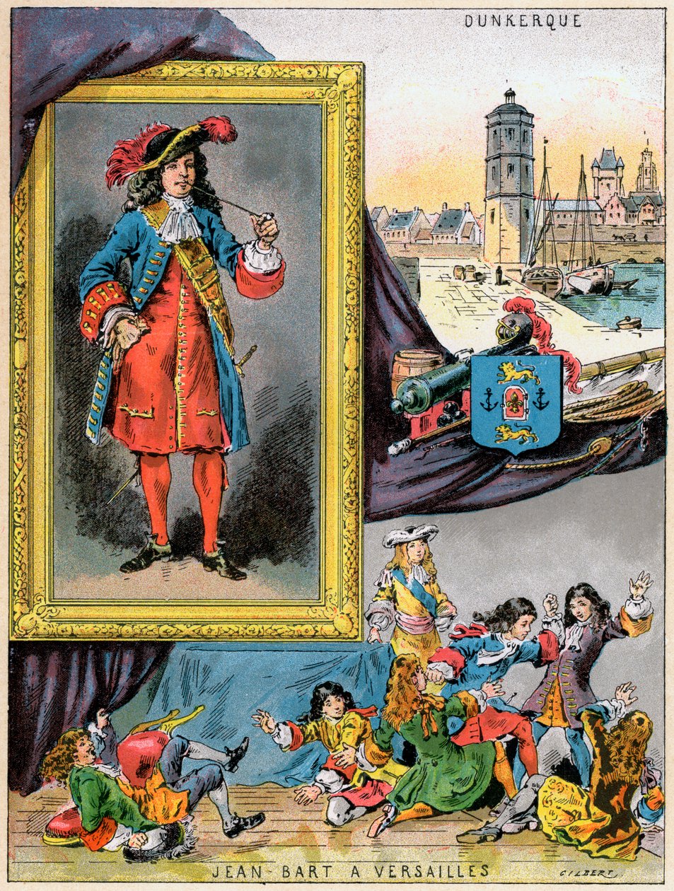 Jean Bart, ranskalainen laivaston komentaja ja yksityismies, 1898 tekijältä Gilbert