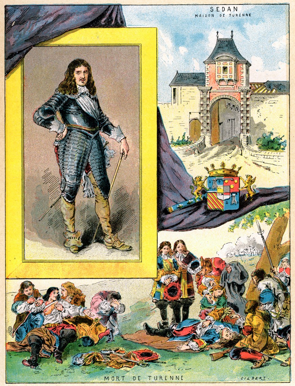 Turenne, Henri de La Tour dAuvergne, Ranskan marsalkka, 1898 tekijältä Gilbert