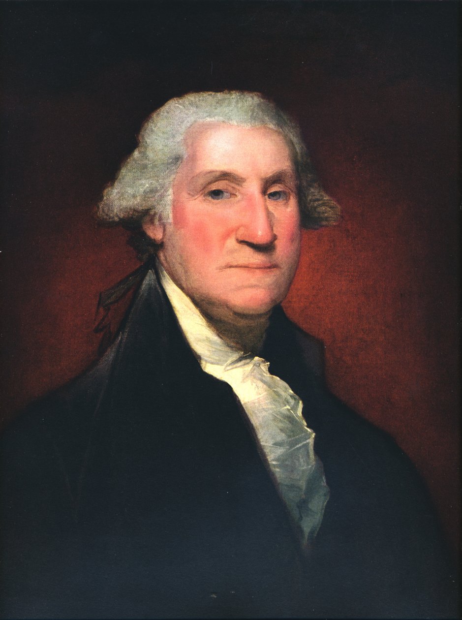 "George Washington", 1795 tekijältä Gilbert Charles Stuart