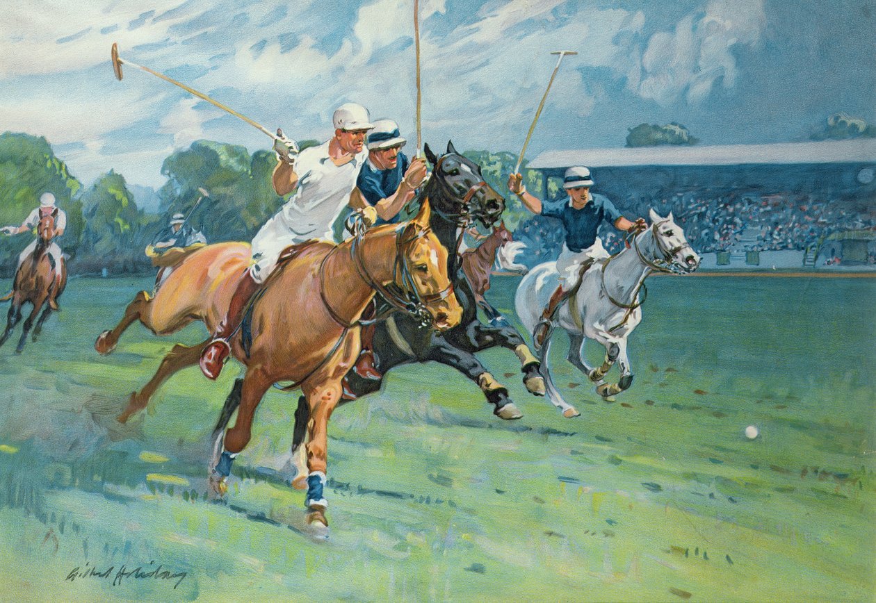 Polo Hurlinghamissa, Westchester Cup, 1936 tekijältä Gilbert Holiday