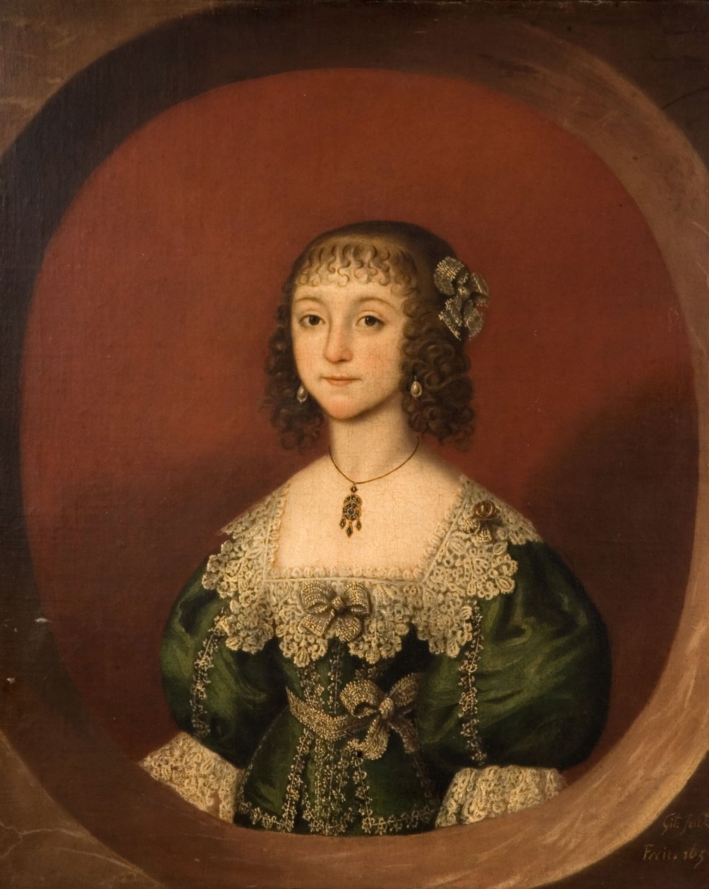 Tytön muotokuva, 1638. tekijältä Gilbert Jackson