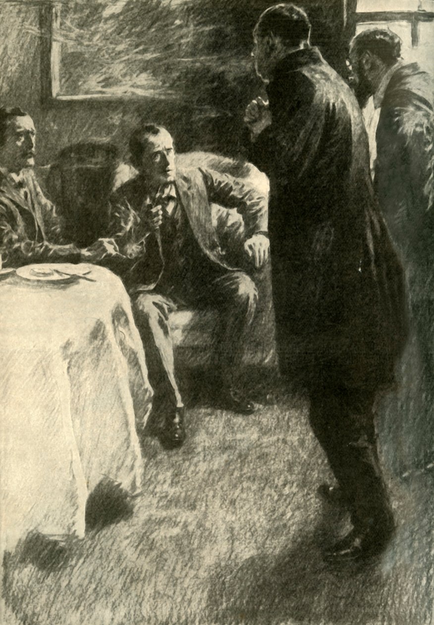 "Epätavallisin ja traagisin tapaus on tapahtunut yön aikana", sanoi kirkkoherra, 1910. tekijältä Gilbert Joseph Holiday