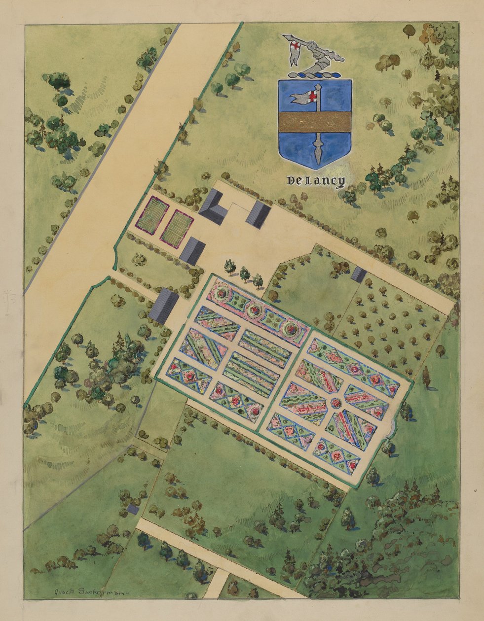J. Delancey Estate, c. 1936. tekijältä Gilbert Sackerman