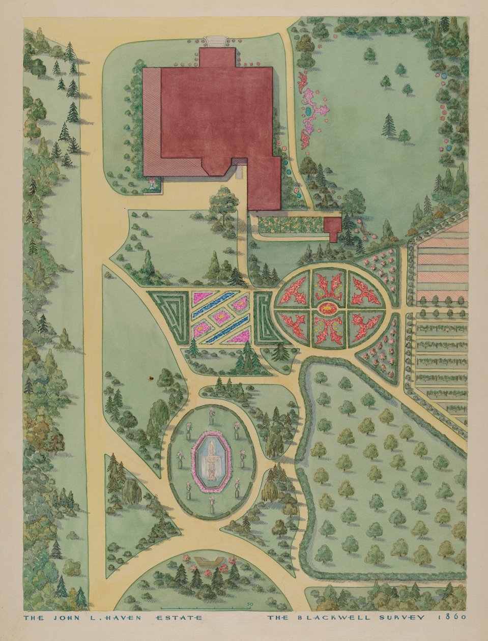 John A. Haven Estate, n. 1936 tekijältä Gilbert Sackerman
