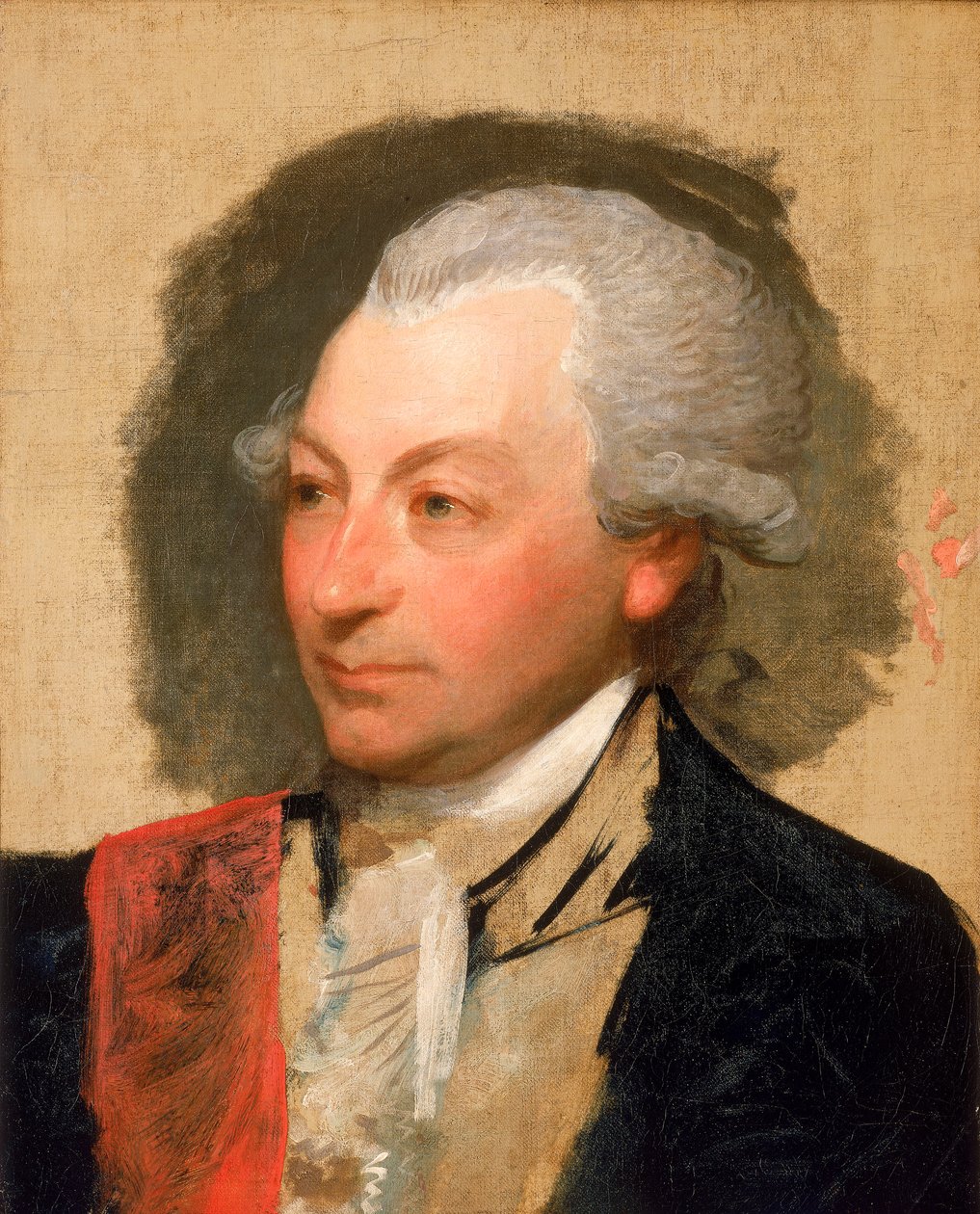 Kapteeni Sir John Jervis (1735-1823), noin 1782-87 (öljy kankaalle). tekijältä Gilbert Stuart