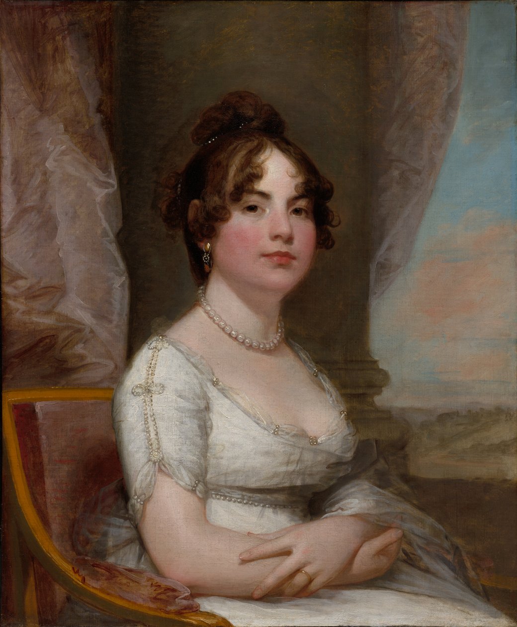 Elizabeth Beltzhoover Mason, n. 1803-1805. tekijältä Gilbert Stuart