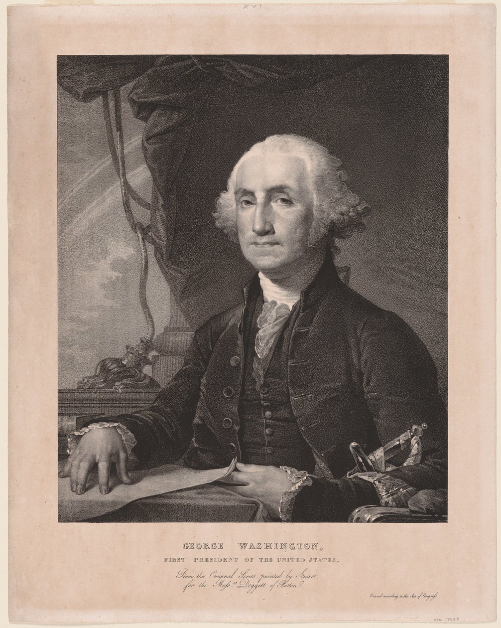 George Washington tekijältä Gilbert Stuart
