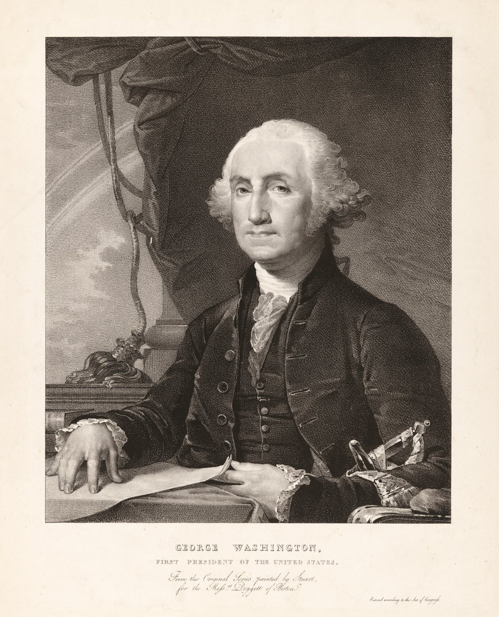 George Washington tekijältä Gilbert Stuart