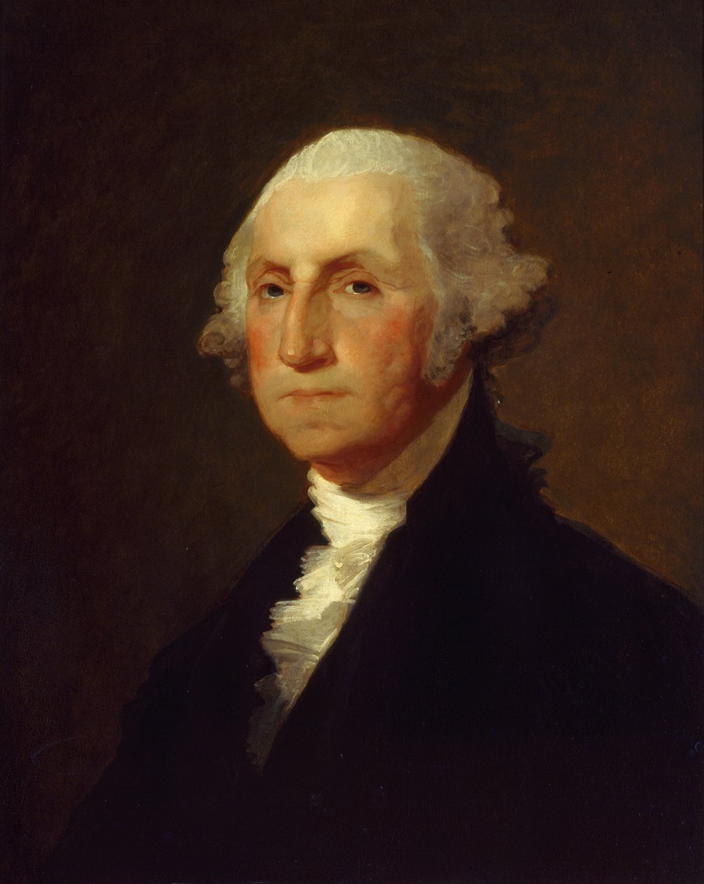 George Washington, noin 1820 (öljy paneelille) tekijältä Gilbert Stuart
