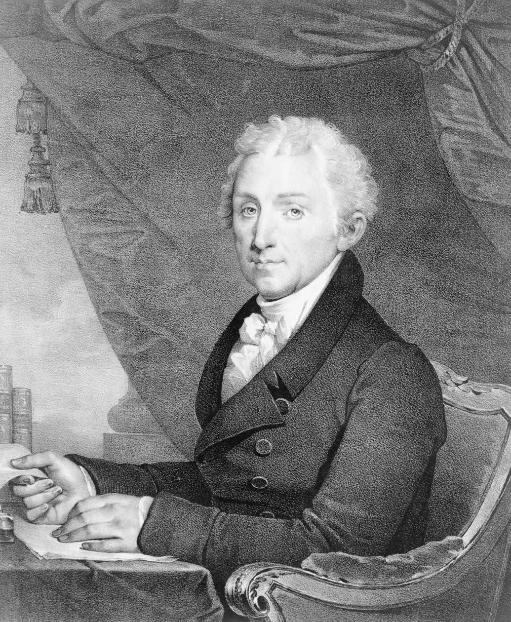James Monroe, Yhdysvaltain viides presidentti tekijältä Gilbert Stuart