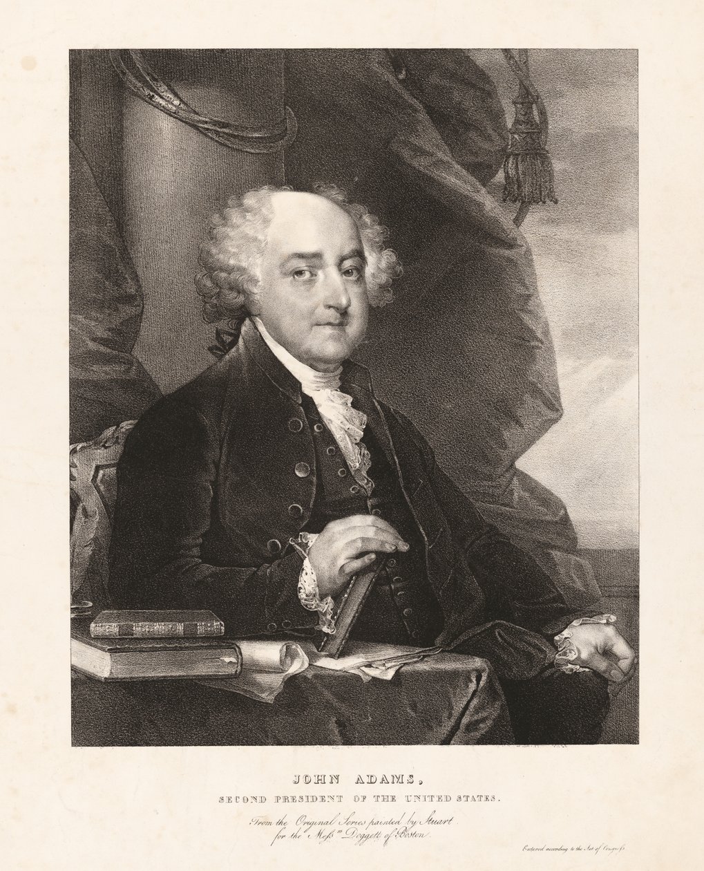 John Adams tekijältä Gilbert Stuart