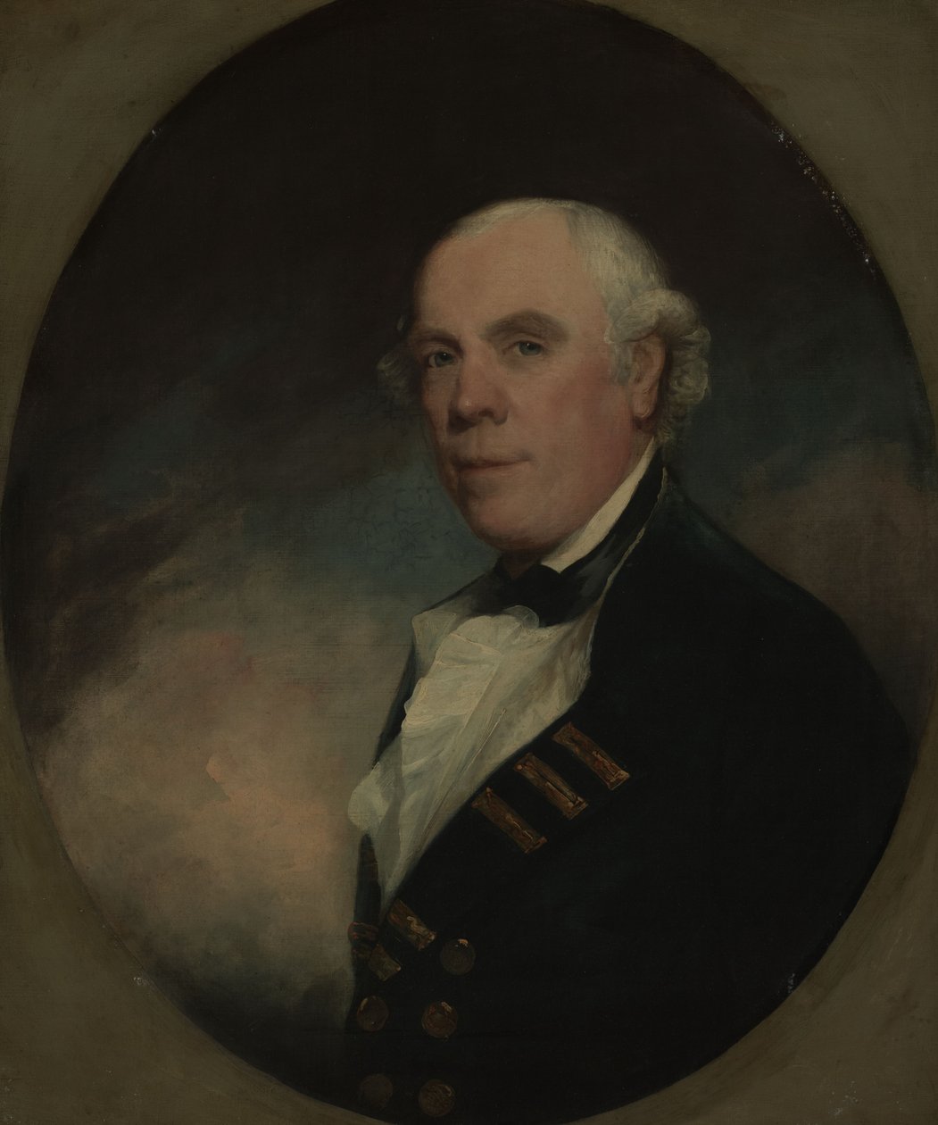 Kunnianarvoisa Samuel Barrington (1729/1730-1800) tekijältä Gilbert Stuart