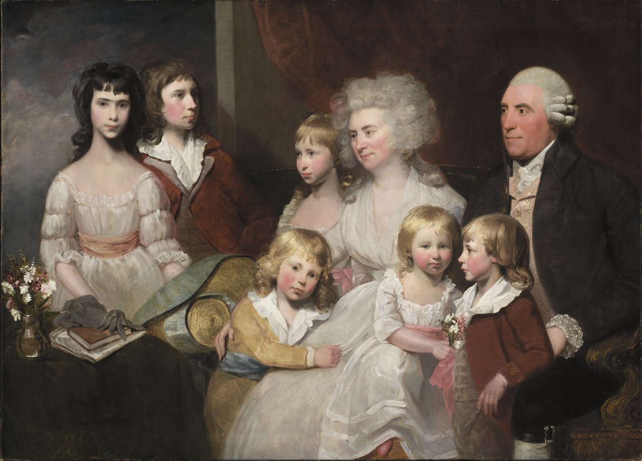 Toddin perhe, n. 1785 tekijältä Gilbert Stuart