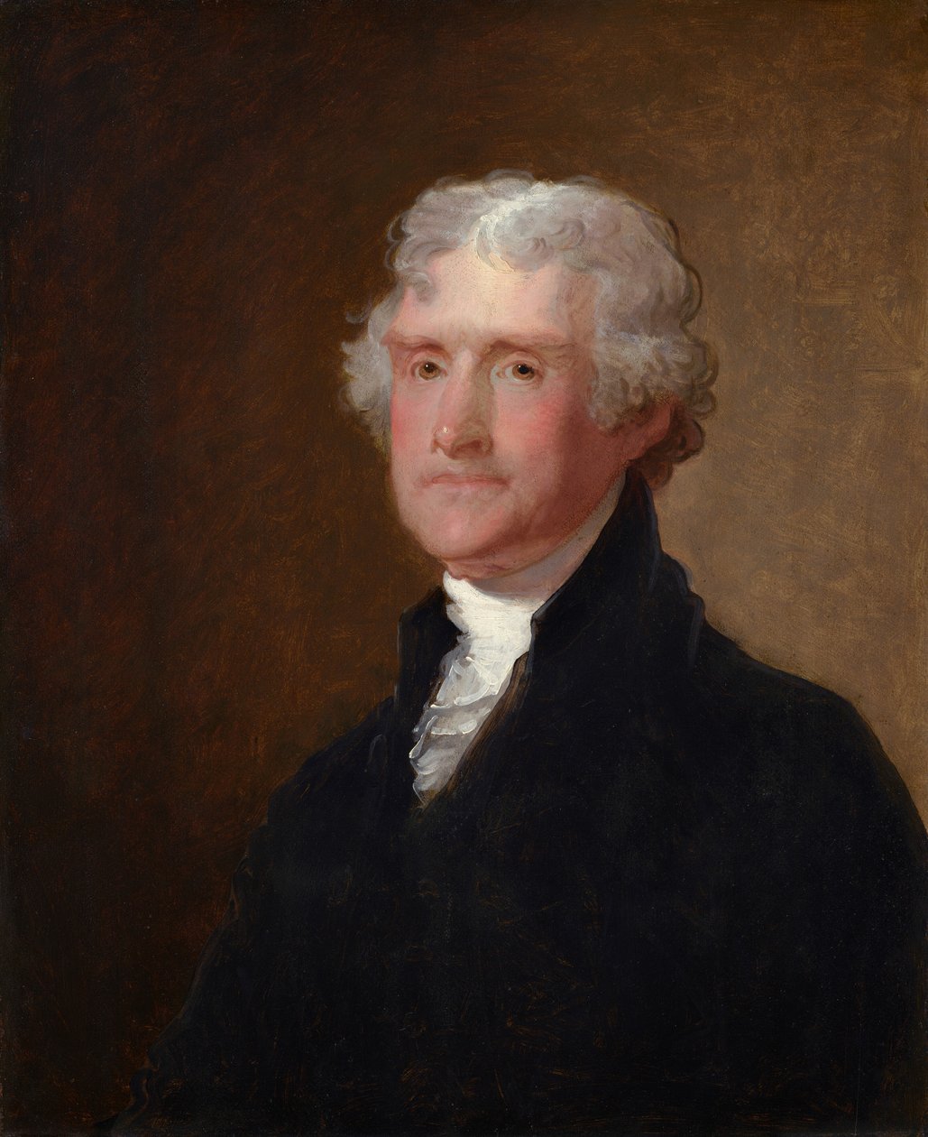 Thomas Jefferson tekijältä Gilbert Stuart
