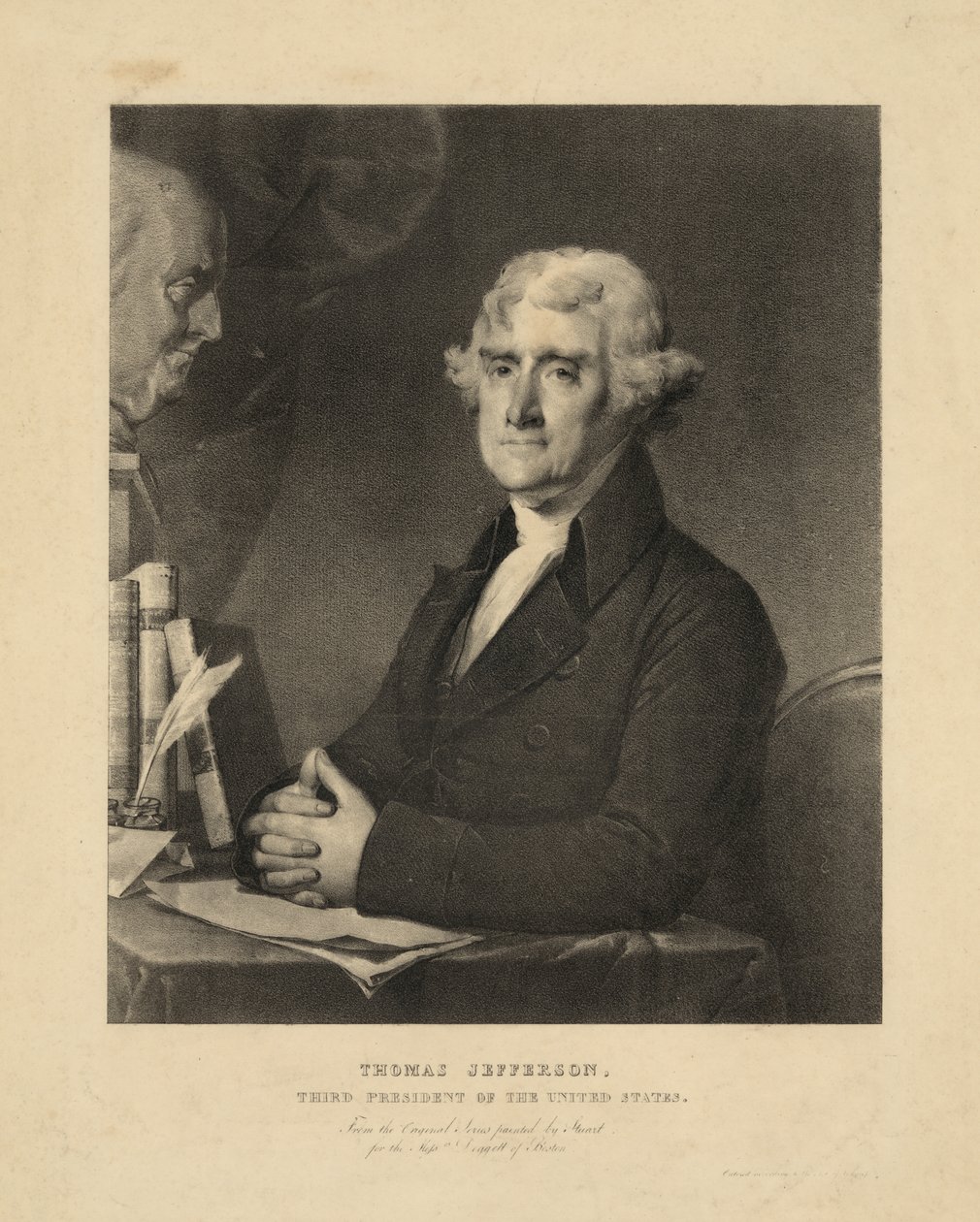 Thomas Jefferson, Yhdysvaltain kolmas presidentti tekijältä Gilbert Stuart