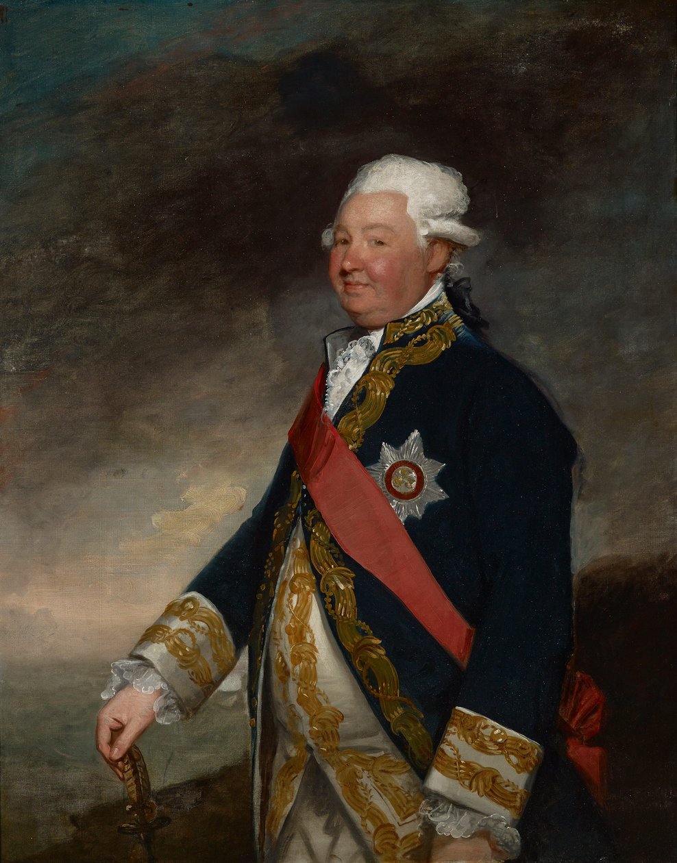 Vara-amiraali Edward Hughes tekijältä Gilbert Stuart