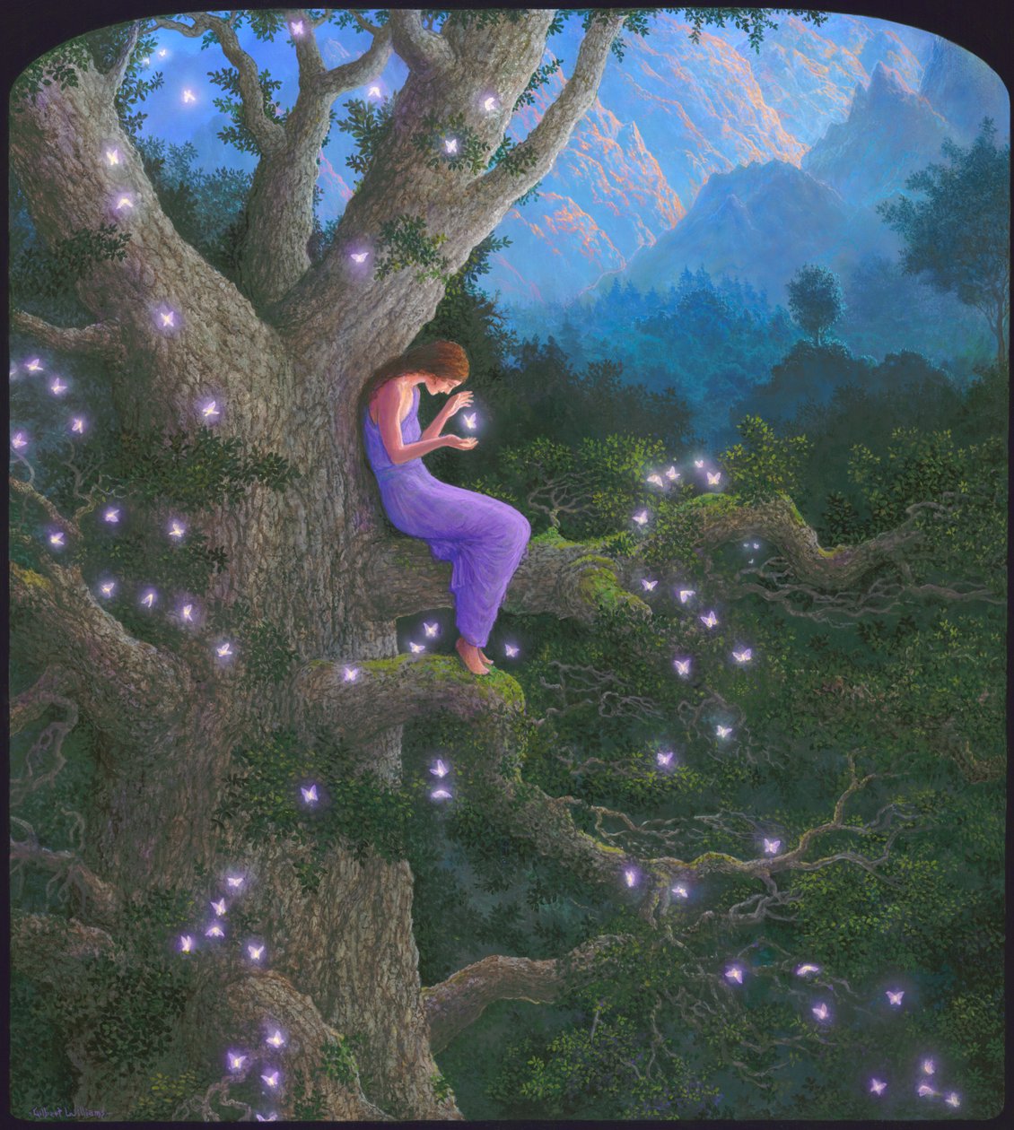 Parantavat ystävät, 2010 (akryyli kankaalle) tekijältä Gilbert Williams