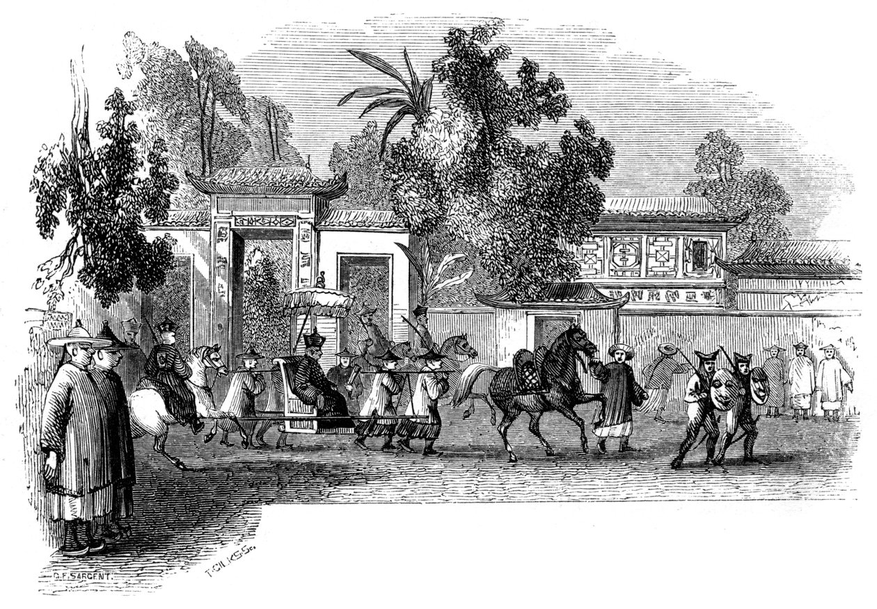 Varakuninkaan esiintyminen yleisön seurassa, 1847 tekijältä Giles