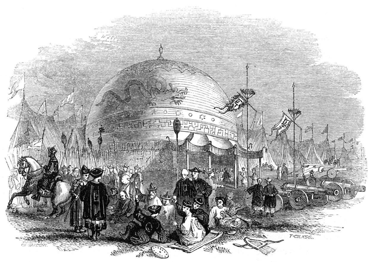Suuri tykin kokeiluseremonia, 1847 tekijältä Giles