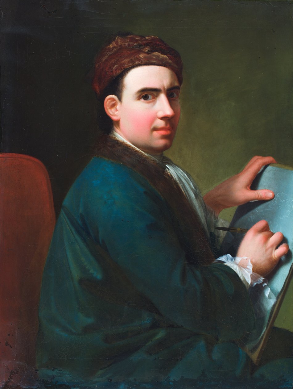 Omakuva (öljy kankaalle) tekijältä Giles Hussey