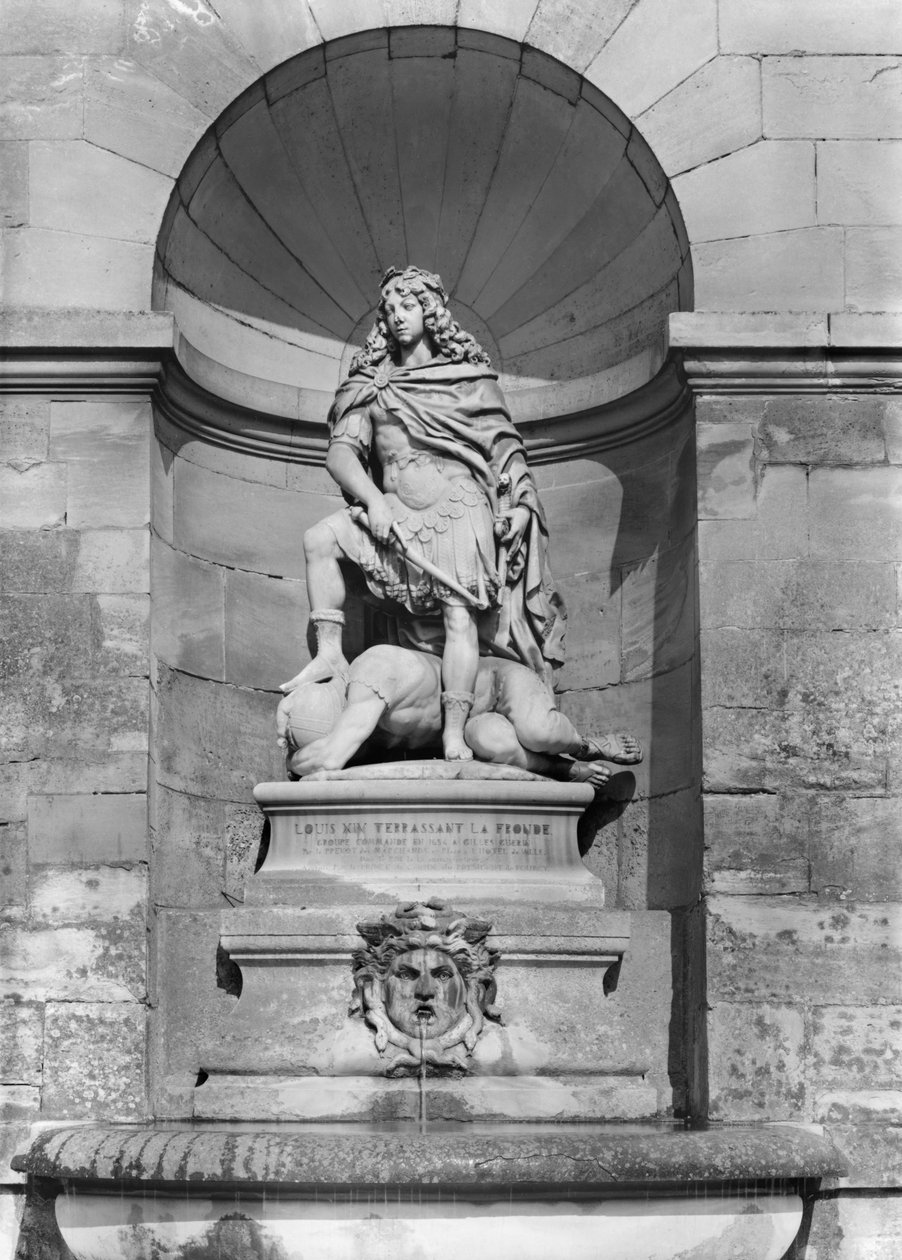 Ludvig XIV tallaa Frondea, 1654 tekijältä Gilles Guerin