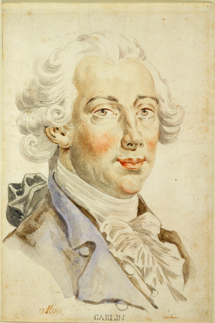 Retrat de Carlo Antonio Bertinazzi 1710-1783, dècada de 1740. finlandès tekijältä Gilles Allou