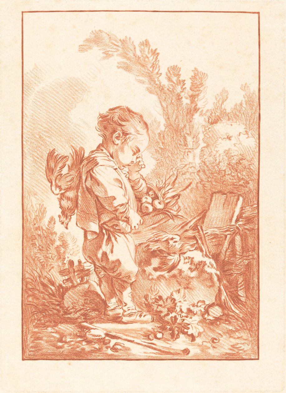 Marauder (Varas) tekijältä Gilles Demarteau, the Elder after François Boucher