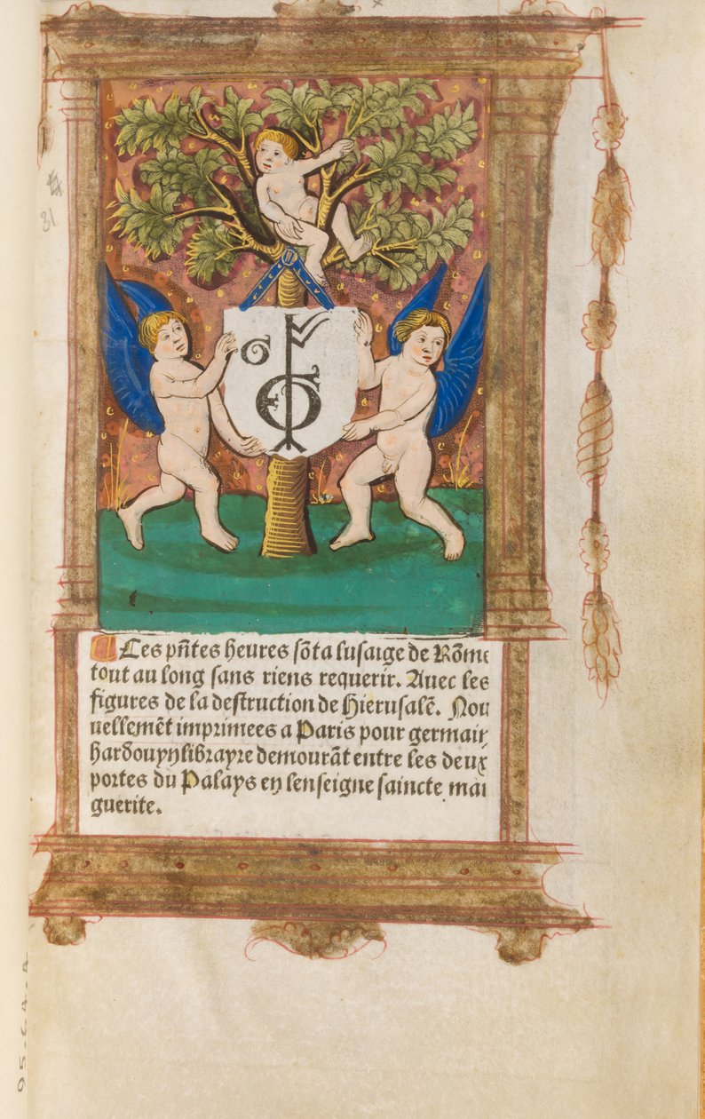 Tuntien kirja, 1518-21 tekijältä Gilles Hardouyn