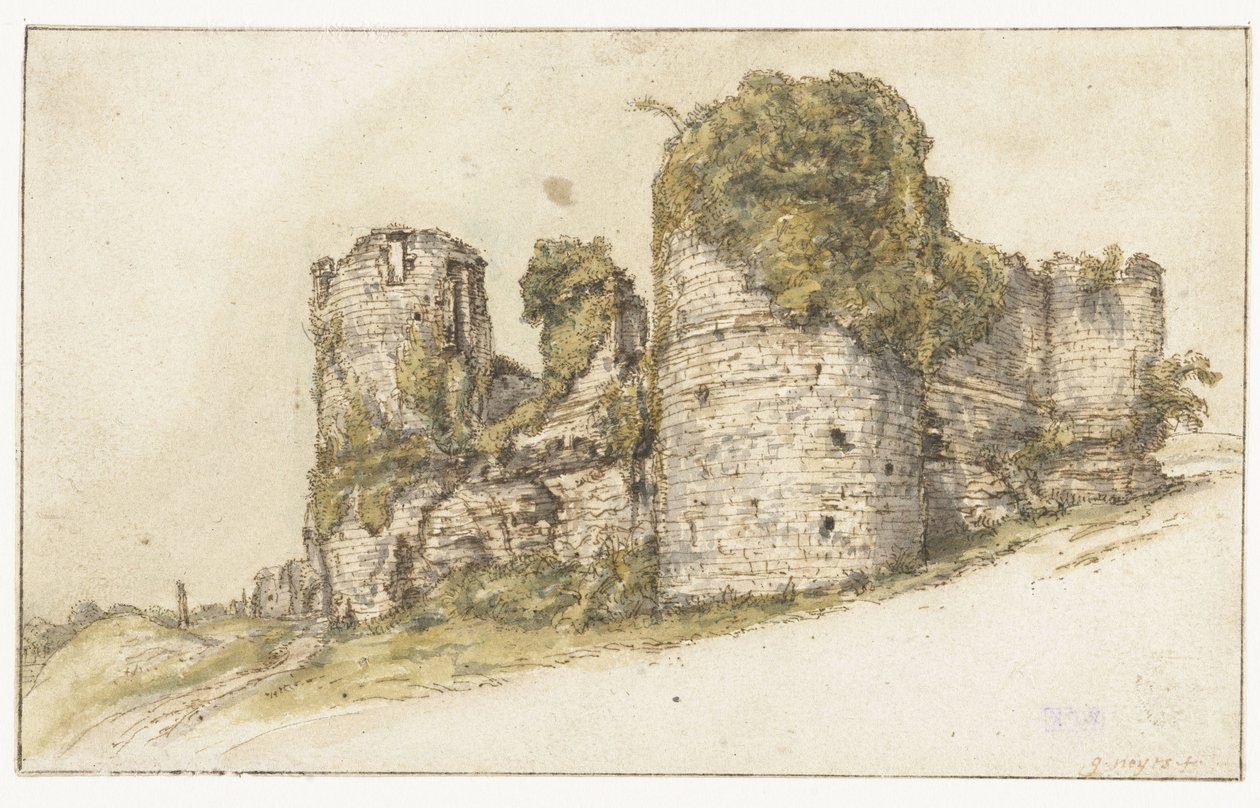 Näkymä Château de Césarille Vaussa tekijältä Gilles Neyts