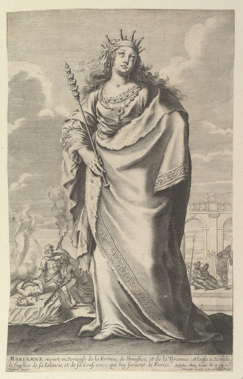 Marianne, 1647. Tekijät: Gilles Rousselet, Abraham Bosse. tekijältä Gilles Rousselet and Abraham Bosse