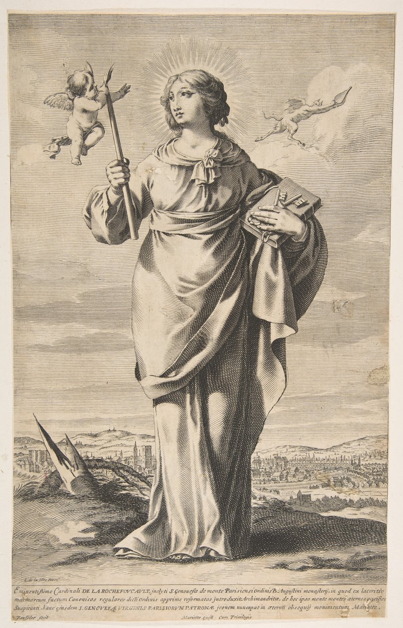 St. Genevieve.n.d. tekijältä Gilles Rousselet