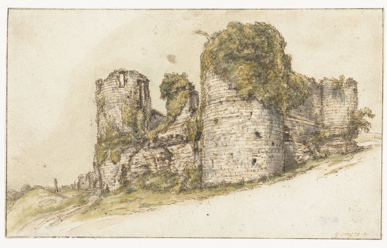 Näkymä Château de Césarille Vaussa tekijältä Gillis Neyts