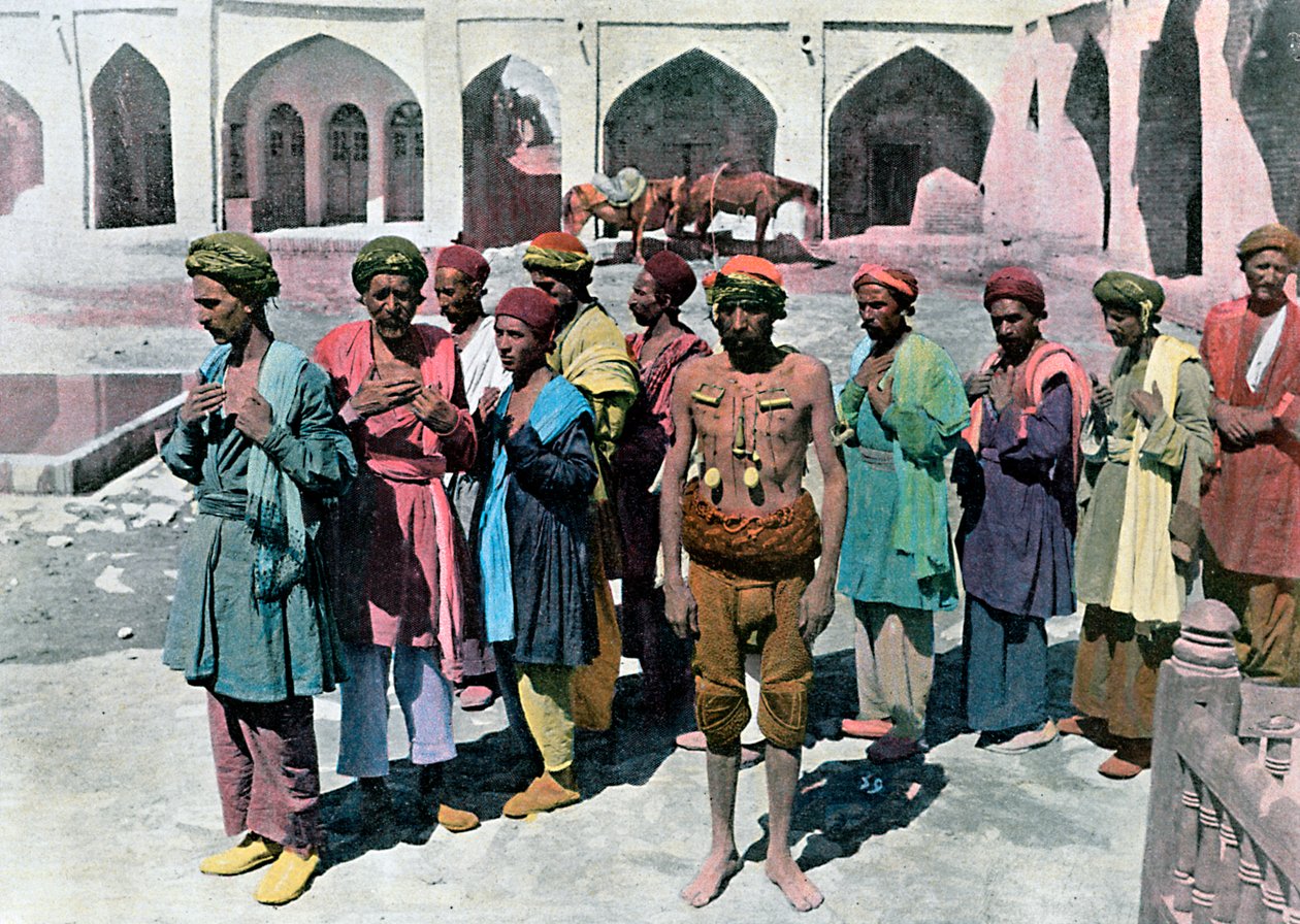 Dervishit ja marttyyrit, Teheran, c1890 tekijältä Gillot