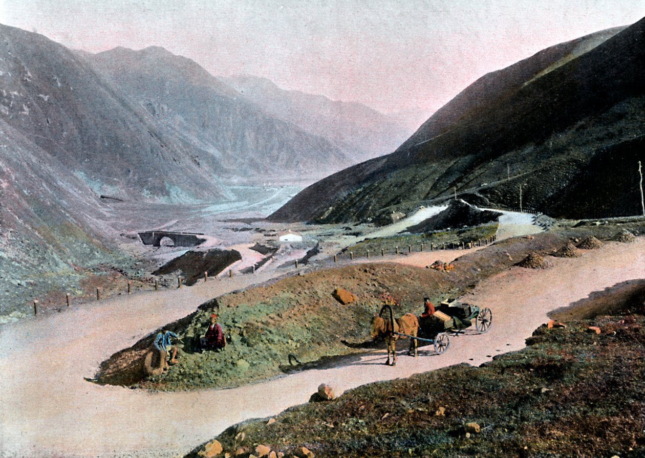 Georgian Military Road, c1890 tekijältä Gillot