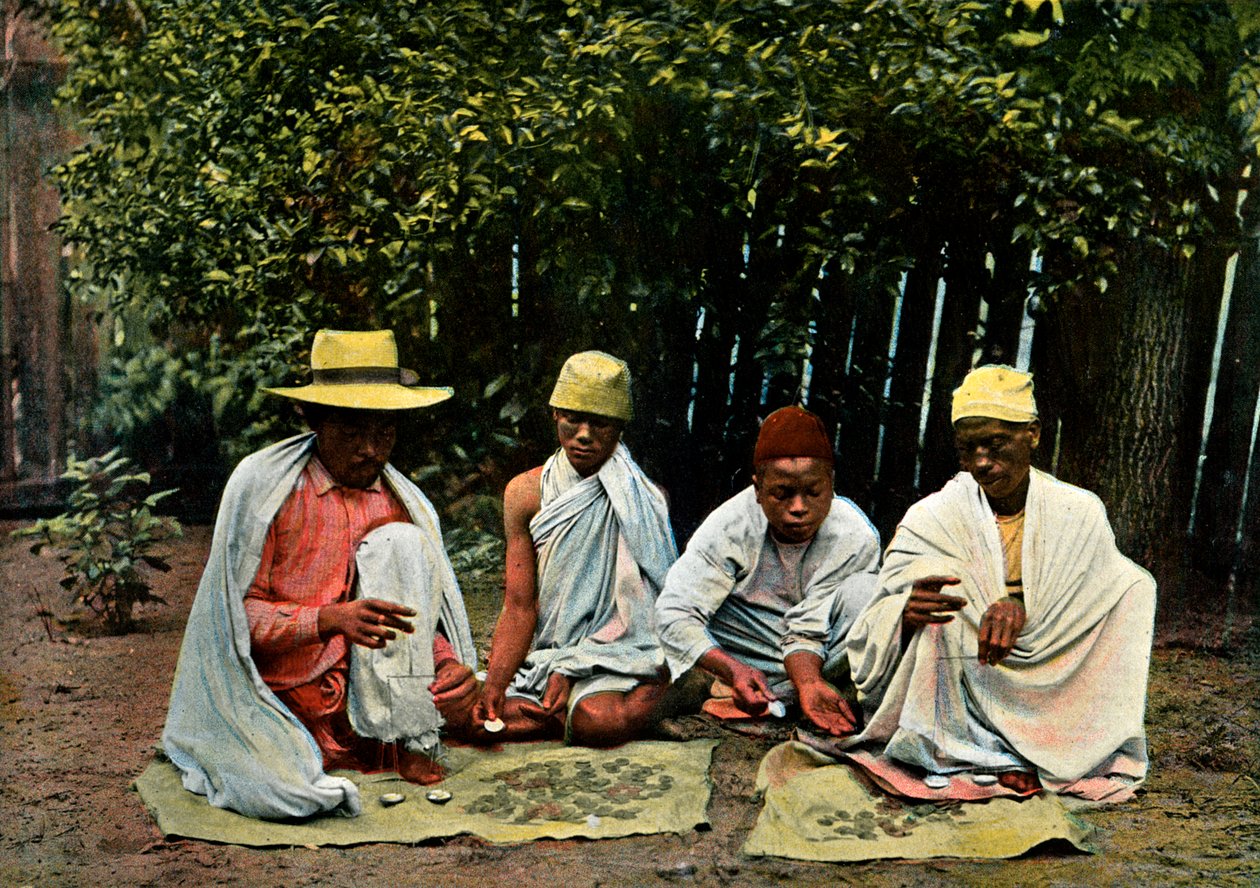 Hova-rahanvaihtajat, Madagaskar, 1800-luvun loppu. tekijältä Gillot