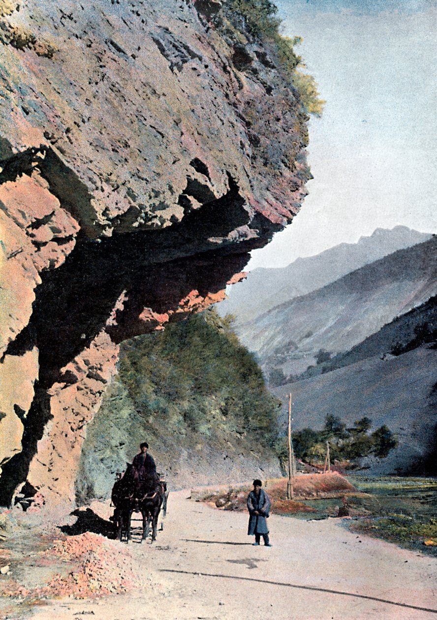 Rock lähellä Annaourin kylää, vuodelta 1890 tekijältä Gillot