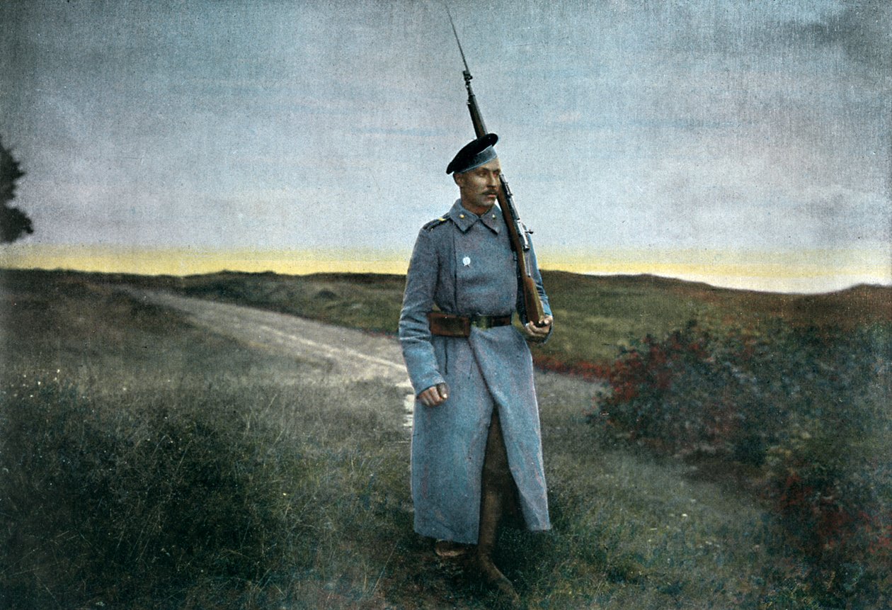 Venäläinen vartiomies, c1890 tekijältä Gillot