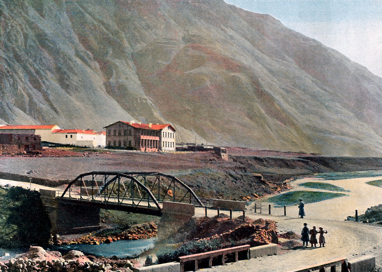 Asema Larsissa Georgian Military Roadilla, c1890. tekijältä Gillot