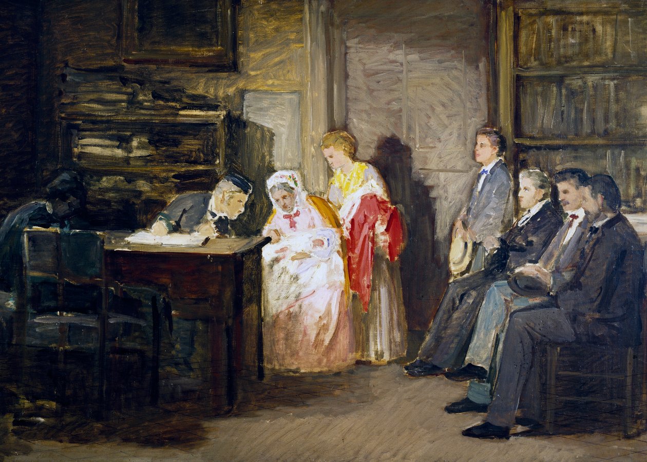 Siviilivaltio, Gioacchino Toma (1836-1893), maalaus. tekijältä Gioacchino Toma