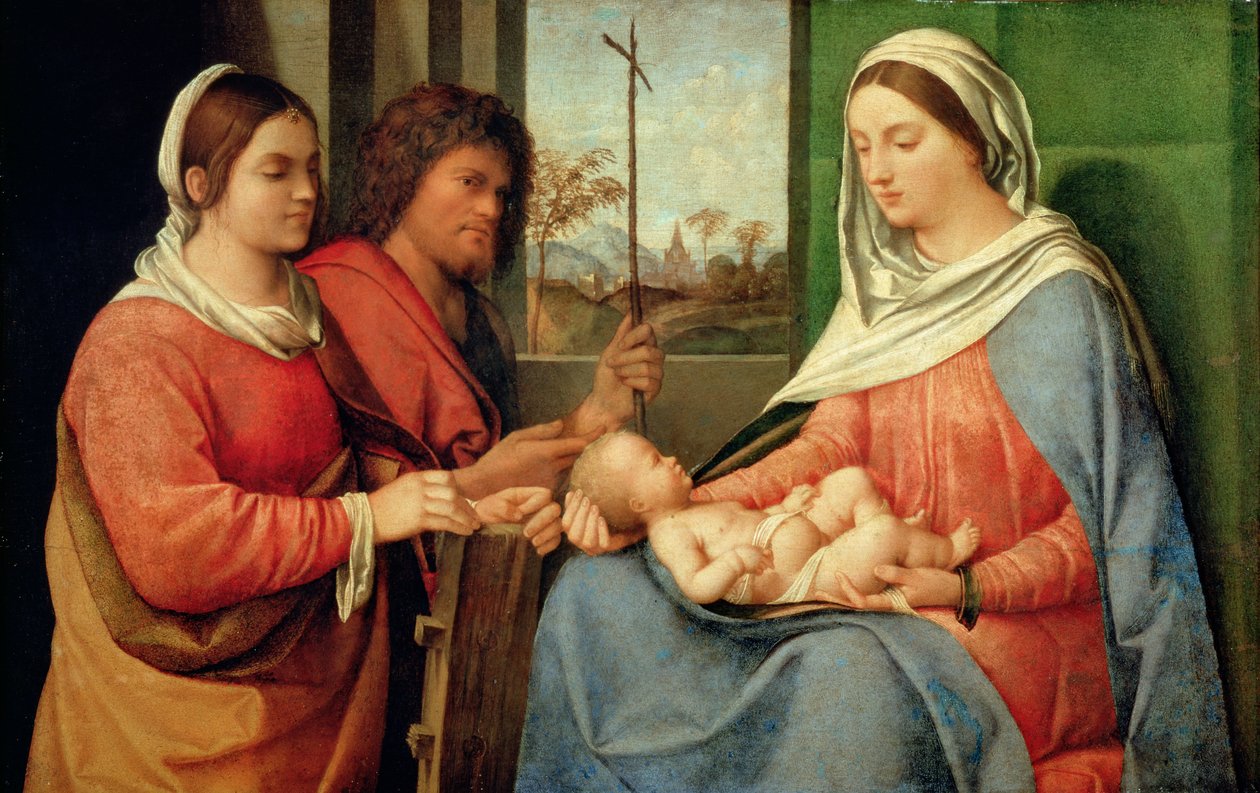 Madonna ja lapsi pyhien kanssa tekijältä Giorgio Giorgione