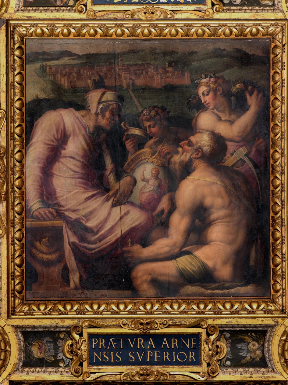 San Giovanni Valdarnon allegoria tekijältä Giorgio Vasari