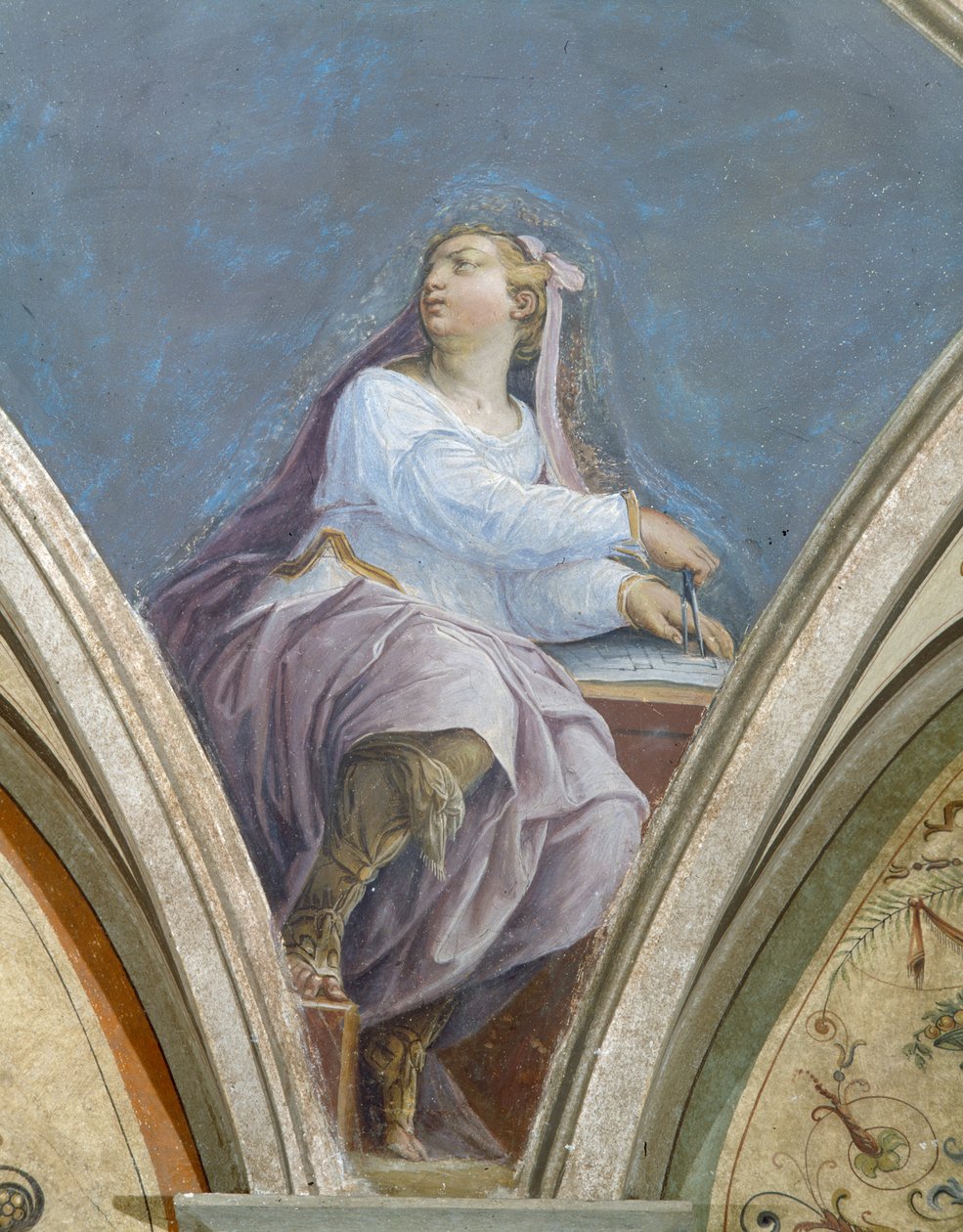 Arkkitehtuuri, Neljä taidetta, Peduccio, Camera della Fama, 1542 tekijältä Giorgio Vasari