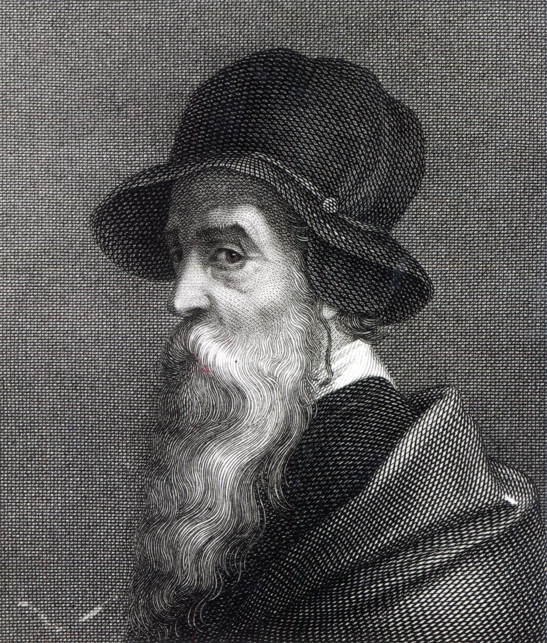 Benvenuto Cellini, kaiverrus Franz Erich Moritz Steinla tekijältä Giorgio Vasari