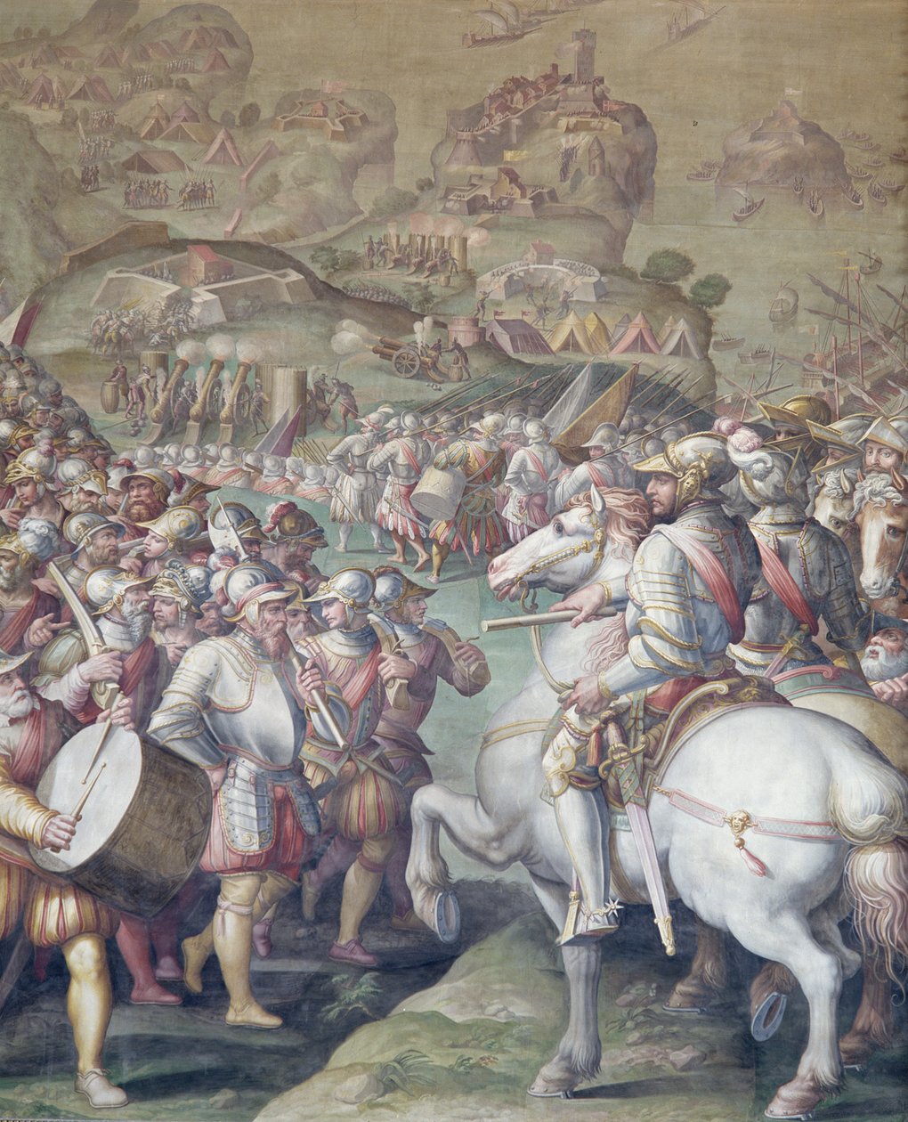 Porto Ercolen vangitseminen, 1555-72 tekijältä Giorgio Vasari